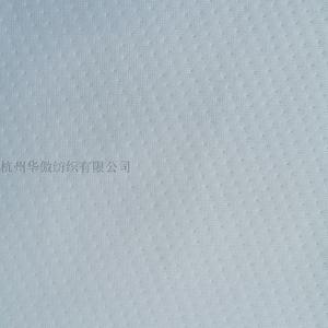 白色涤纶低弹丝 夹丝空气层 平板印花用胚布